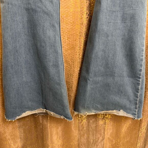 Free People We The Free Penny Pull-On Flare Jeans Light Wash Size 31 - Picture 5 of 6